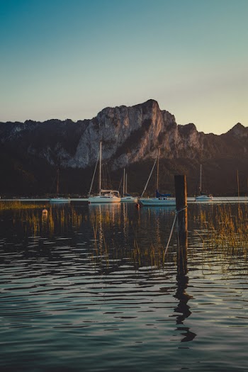 Several Boats In Body Of Water