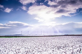 several gray windmill during daytime photography