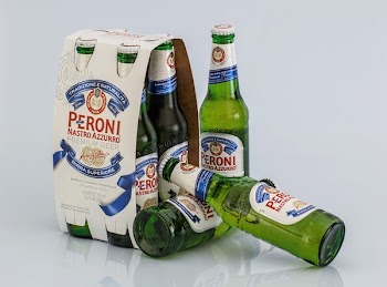 Several Peroni Beer Bottle