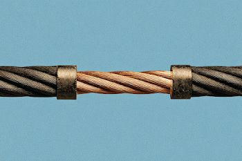 Severed Copper Power Cable