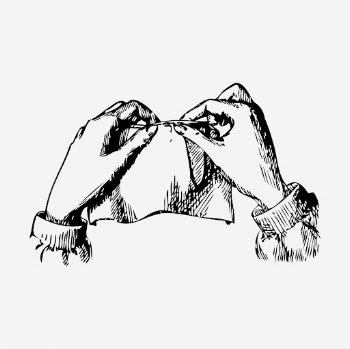 Sewing hands clipart, embroidery vintage | Free Vector - rawpixel