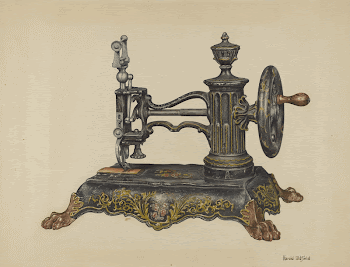 Sewing Machine (ca.1940) by Harold | Free Photo - rawpixel