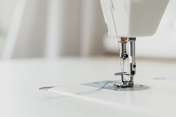 Sewing Machine Needle Close Up