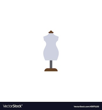 sewing mannequin creative icon from handmade