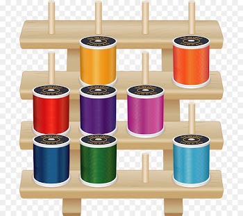 Sewing needle Clip art - Multicolored bucket 