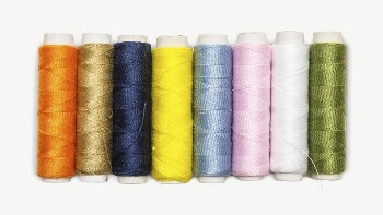 Sewing threads collage element, isolated | Free PSD - rawpixel