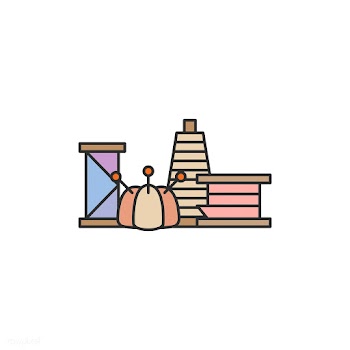 Sewing tool set illustration | Free stock vector - 399454