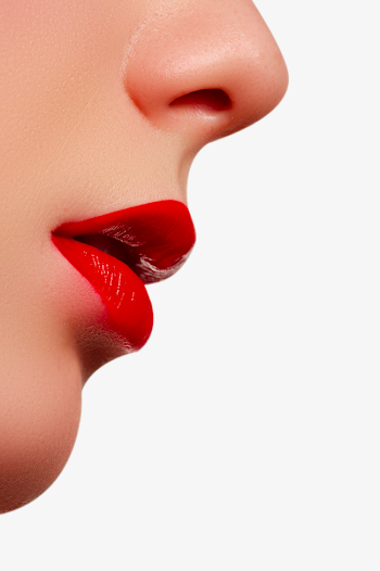 Sexy Beautiful Woman Lips, Facial Features, Lipstick Ad Elements ...