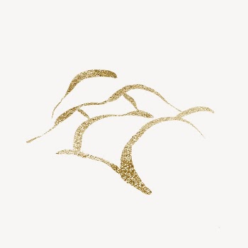 Sexy body collage element, gold | Free Photo - rawpixel