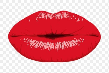 Sexy red lips png sticker, | Free PNG - rawpixel