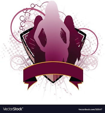 Sexy shield vector image