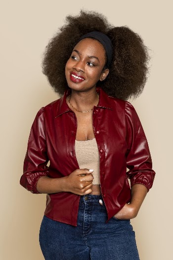 Sexy woman in red jacket | Free Photo - rawpixel