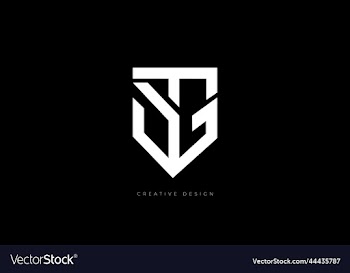 sg shield elegant logo concept