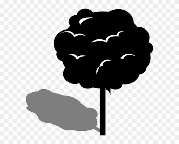 Sg-tree Clip Art - Tree With Shadow Clipart
