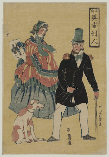 Shō utsushi igirisujin (1861) print | Free Photo - rawpixel