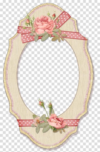 , Shabby Chic frame transparent background PNG clipart