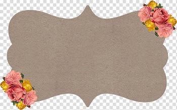 Shabby chic Frames Hessian fabric , paper frame transparent background PNG clipart