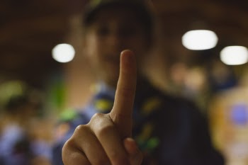 Shadow Depth of Field Photography of Human Index Finger