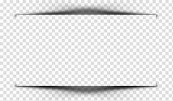 Shadow frame illustration, Black and white Pattern, Paper shadow projection angle transparent background PNG clipart