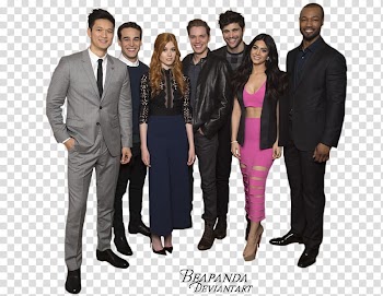 Shadowhunters, group of people wearing formal suits transparent background PNG clipart