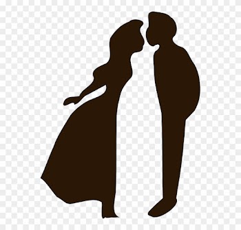 Shadows Clipart Wedding Couple - Romance Png