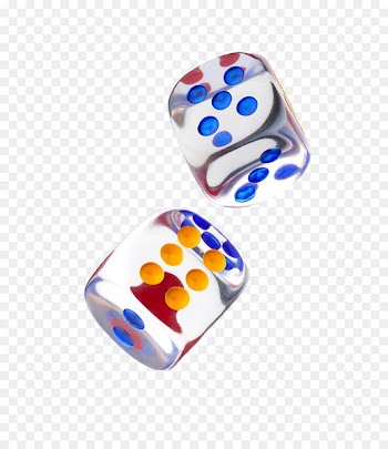 Shake Dice Photography - Transparent floating dice 