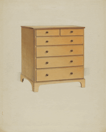 Shaker Chest of Drawers (1937) | Free Photo - rawpixel