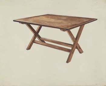 Shaker Ironing Table (1935&ndash;1942) by Irving | Free Photo - rawpixel
