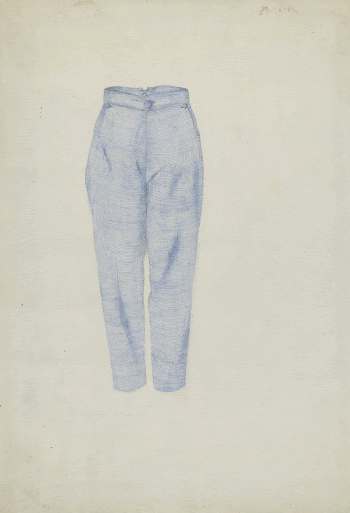 Shaker Man's Trousers (c. 1936) | Free Photo - rawpixel