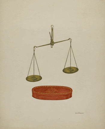 Shaker Scales (ca.1938) by George | Free Photo - rawpixel