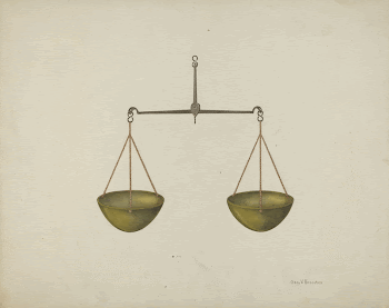 Shaker Scales (ca.1939) by George | Free Photo - rawpixel