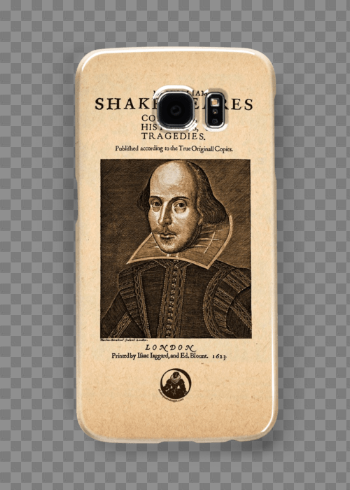 Shakespeare First Folio Samsung Galaxy S6 Cover - The Shakespeare ...