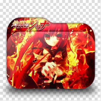 Shakugan no Shana Anime Folder Icon transparent background PNG clipart
