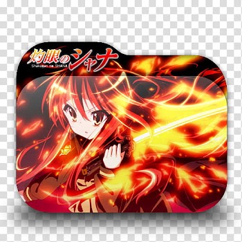 Shakugan no Shana Anime Folder Icon transparent background PNG clipart