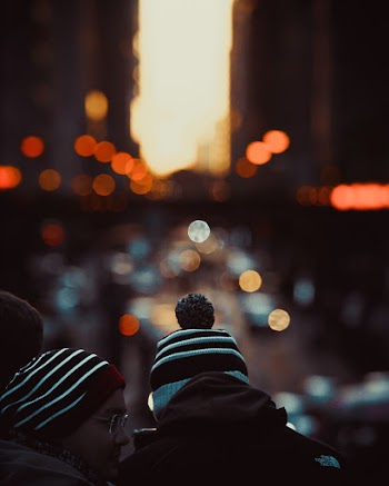 Shallow Focus Of People In The City