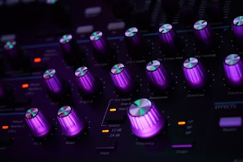 Shallow Focus Photo of Audio Mixer