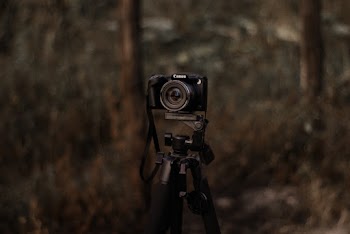 Shallow Focus Photo of Black Dslr Camera on Tripod