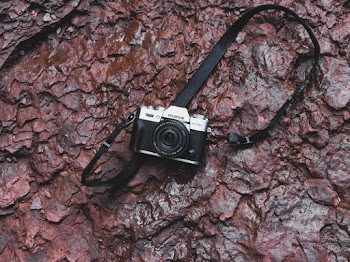 Shallow Focus Photo of Black Point-and-shoot Camera