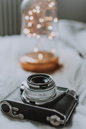 Shallow Focus Photo of Black Point-and-shoot Camera