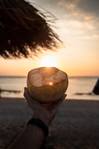 Shallow Focus Photo of Coconut Bowl