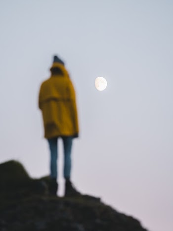 Shallow Focus Photo of Moon