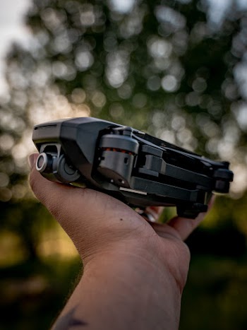 Shallow Focus Photography Of Black Drone