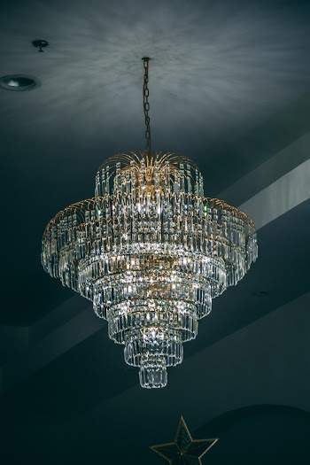 Shallow Focus Photography of Glass Pendant Lamp