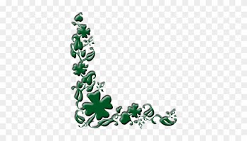 Shamrock Border Clip Art - St Patrick's Day Clip Art Borders