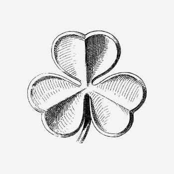 Shamrock clover leaf drawing, Irish | Free Photo - rawpixel