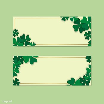 Shamrock framed cards | Free stock vector - 564596