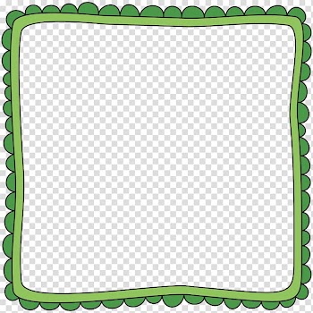 Shamrock Saint Patricks Day frame , Shamrock Outline transparent background PNG clipart