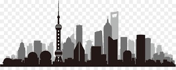 Shanghai Royalty-free Skyline - Silhouette 