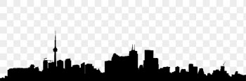 Shanghai skyline png silhouette border, | Free PNG - rawpixel