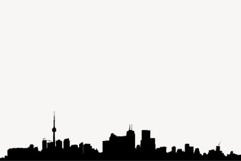 Shanghai skyline silhouette border, China | Free Vector - rawpixel